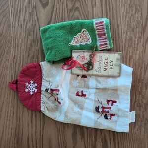 Christmas Bundle (2 towels and a door hanger)